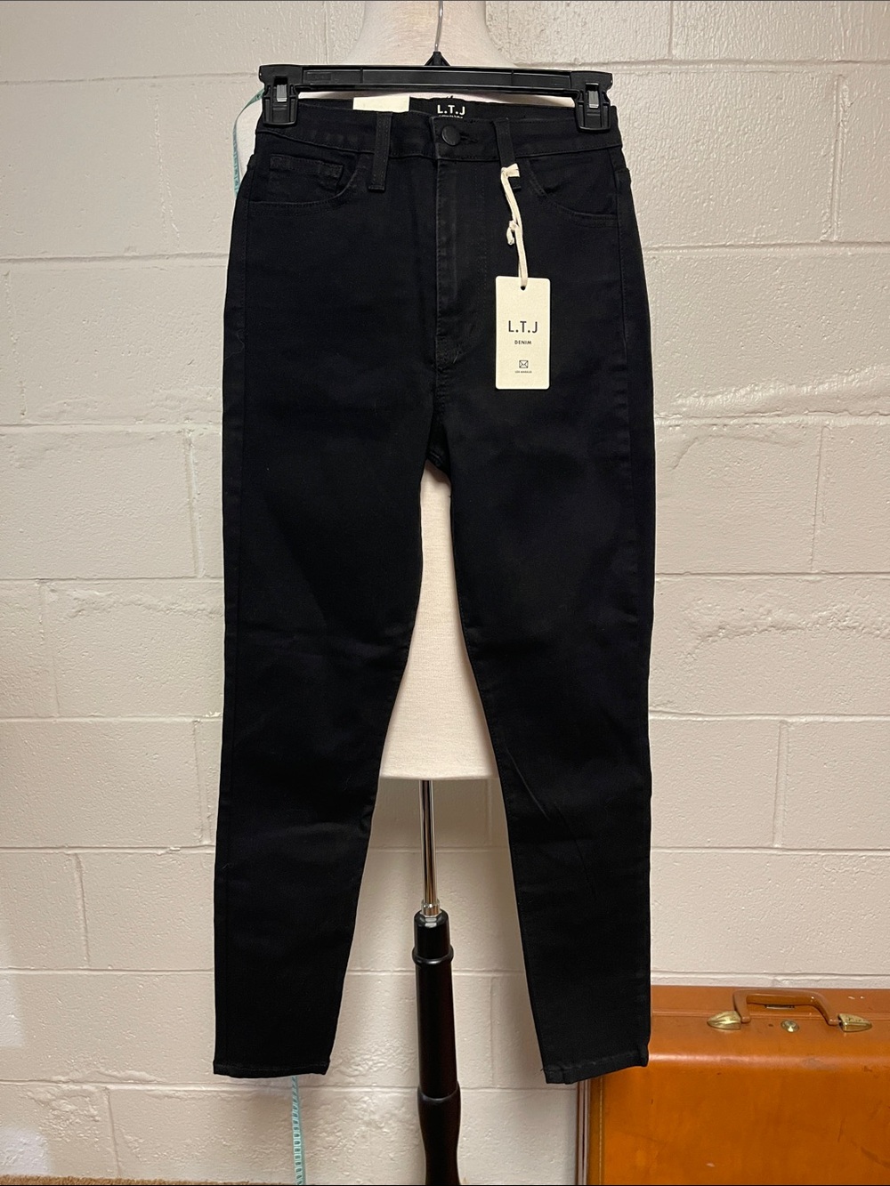 L.T.J High-Rise Black Slim Jeans